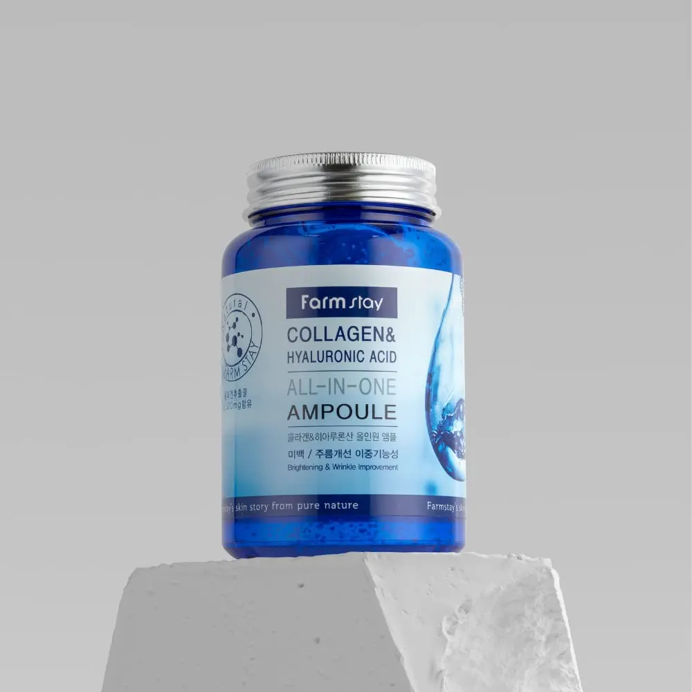 آمپول آبرسان و کلاژن فارم استی مدل Collagen Water Full Moist Ampoule