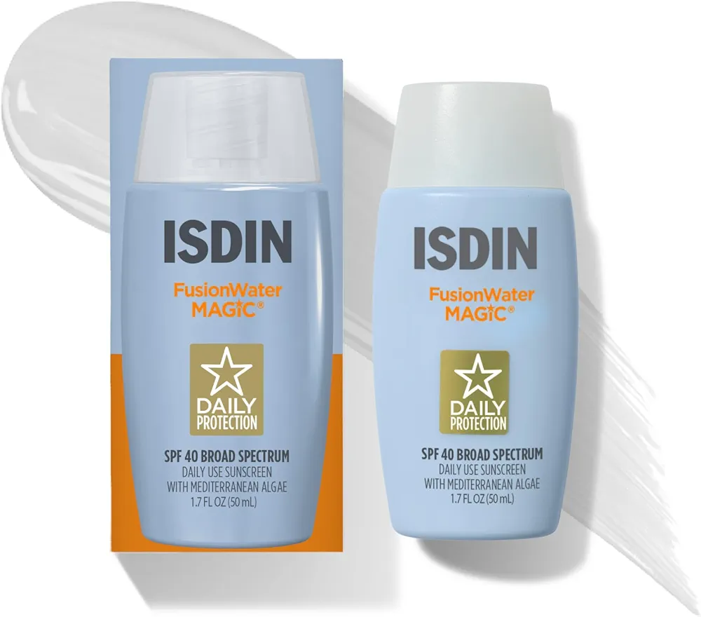 ضد آفتاب فیوژن واتر مجیک SPF 50 ایزدین | بی‌رنگ و رنگی (لایت و مدیوم)